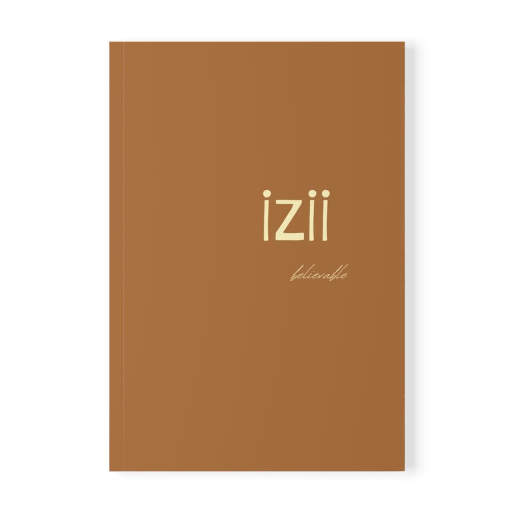 simple softcover notebooks by iziiexpressions.com