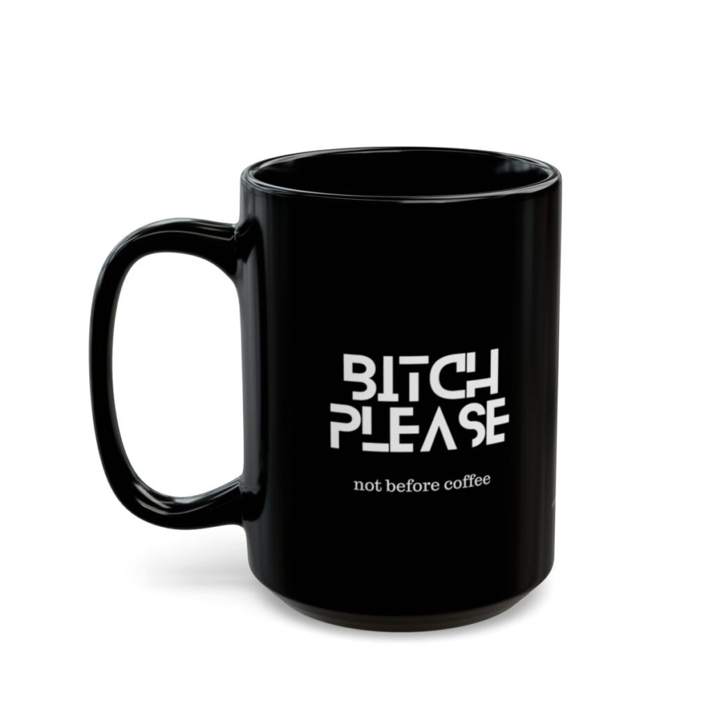 Sarcastic Black Ceramic Mugs 15oz by iziiexpressions.com